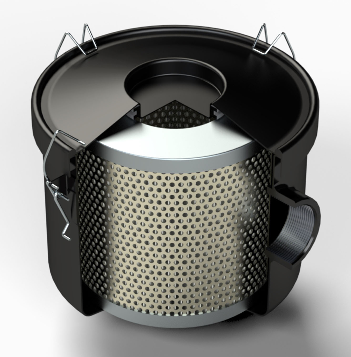 Ansaugfilter · Durchflussrate 108 m3/h