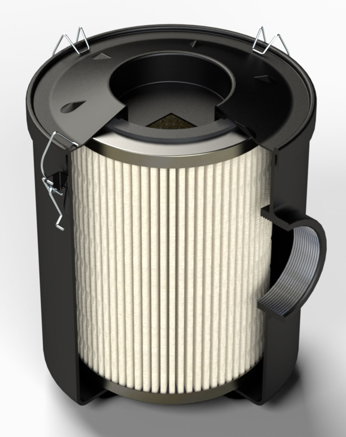 Ansaugfilter · Durchflussrate 360 m3/h