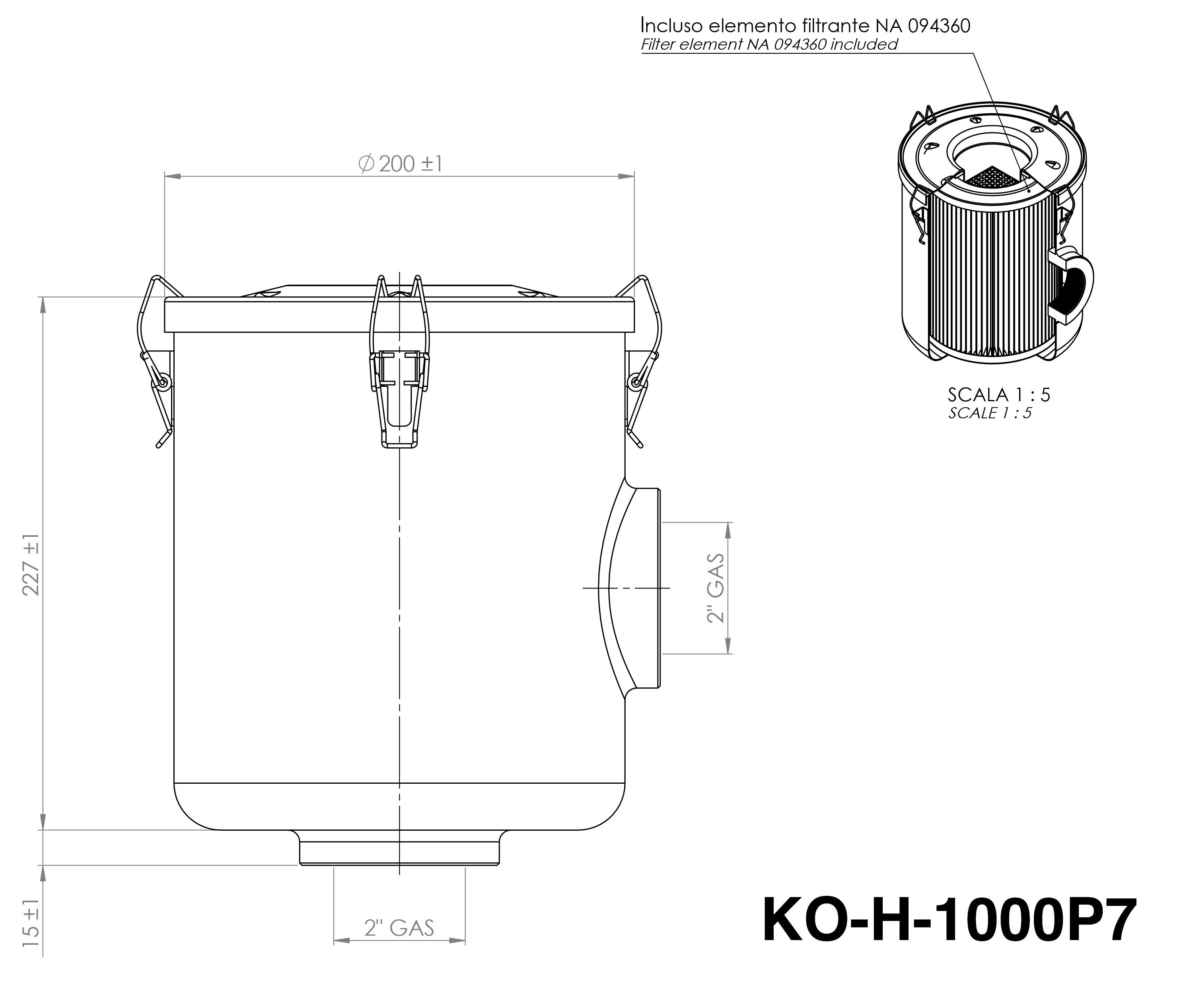 Abluftfilter, Leybold Art.-Nr. 71127124